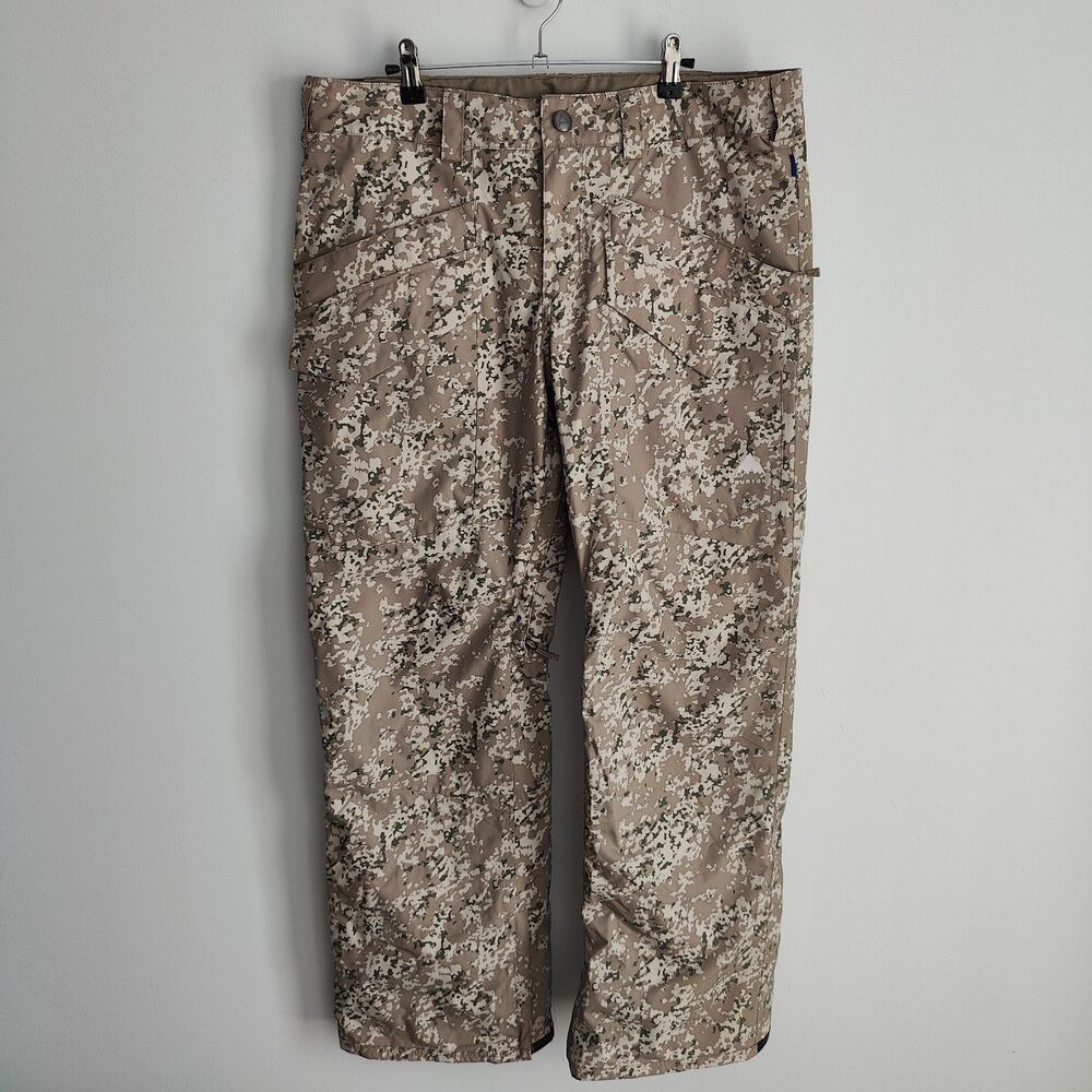 Burton Covert 2.0 2L Snow Pants Snowfall Camo Size Large (36x31) Snowboard Ski